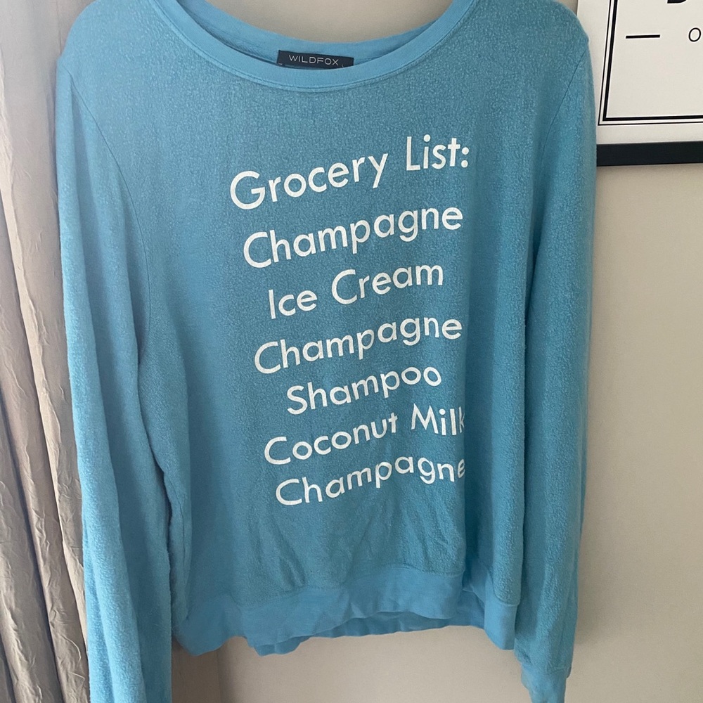 Wildfox Champagne Sweatshirt